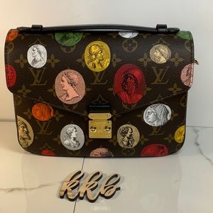 NWT Louis Vuitton X FORNASETTI Monogram Cameo Pochette Metis